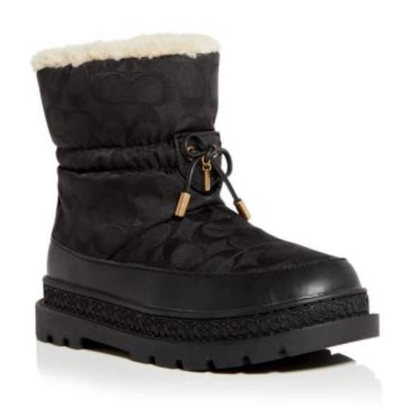 NIB COACH Women's Kailee Shearling Lined ColdWeather Boots